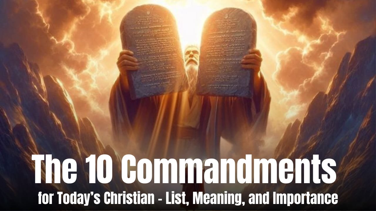 The 10 Commandments for Today’s Christian – List, Meaning, and Importance